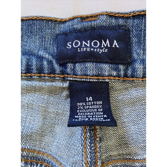 Sonoma Woman's Cropped Pants -size 14- Woman's Summer pants.- Woman"s Jeans - Picture 2 of 7